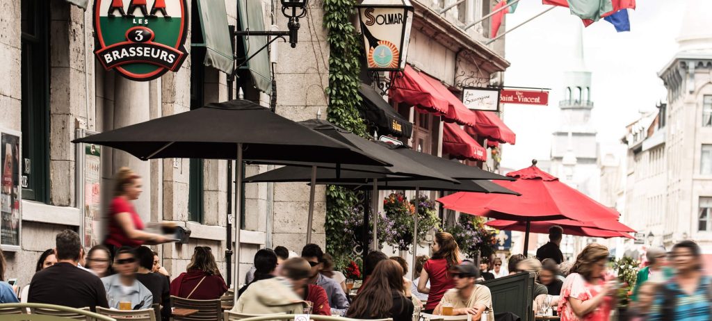 French brasserie in Montreal