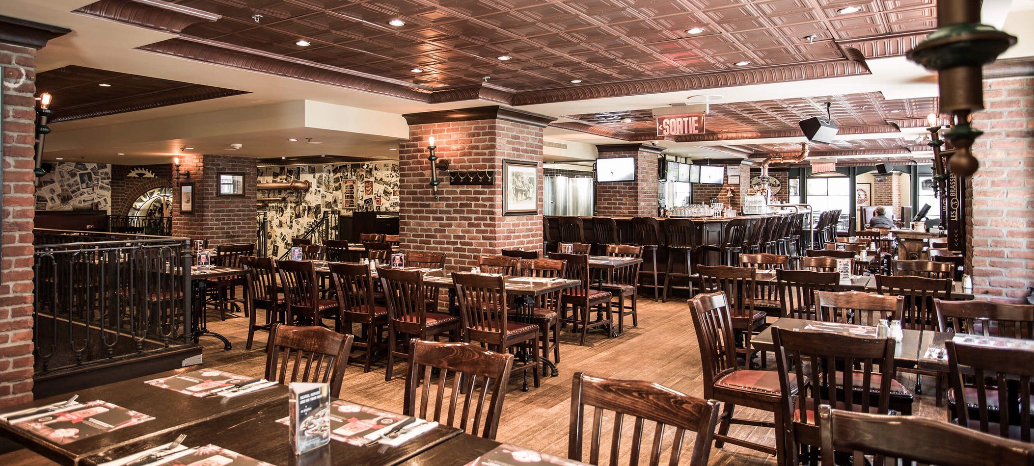 Bar, brasserie, and pub on Sainte-Catherine Street in Montreal